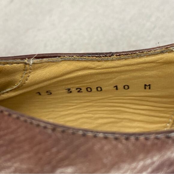 Johnston& Murphy Cellini Mixed Media Woven Leather Cap Toe Oxford Shoe Size 10 - Picture 4 of 14